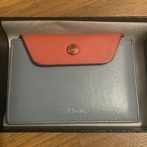 PAUL SMITH
Blue Brown Card Holder - Picture 2 of 5